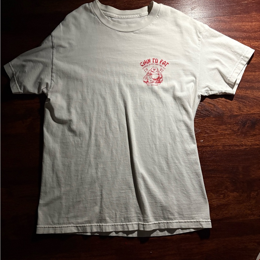 Chin Tu Fat Cream Short Sleeve Tee